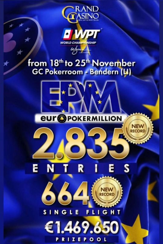 TeamBananajoe's beim euroPOKERMILLION 2024 im  Grand Casino Liechtenstein - Poster